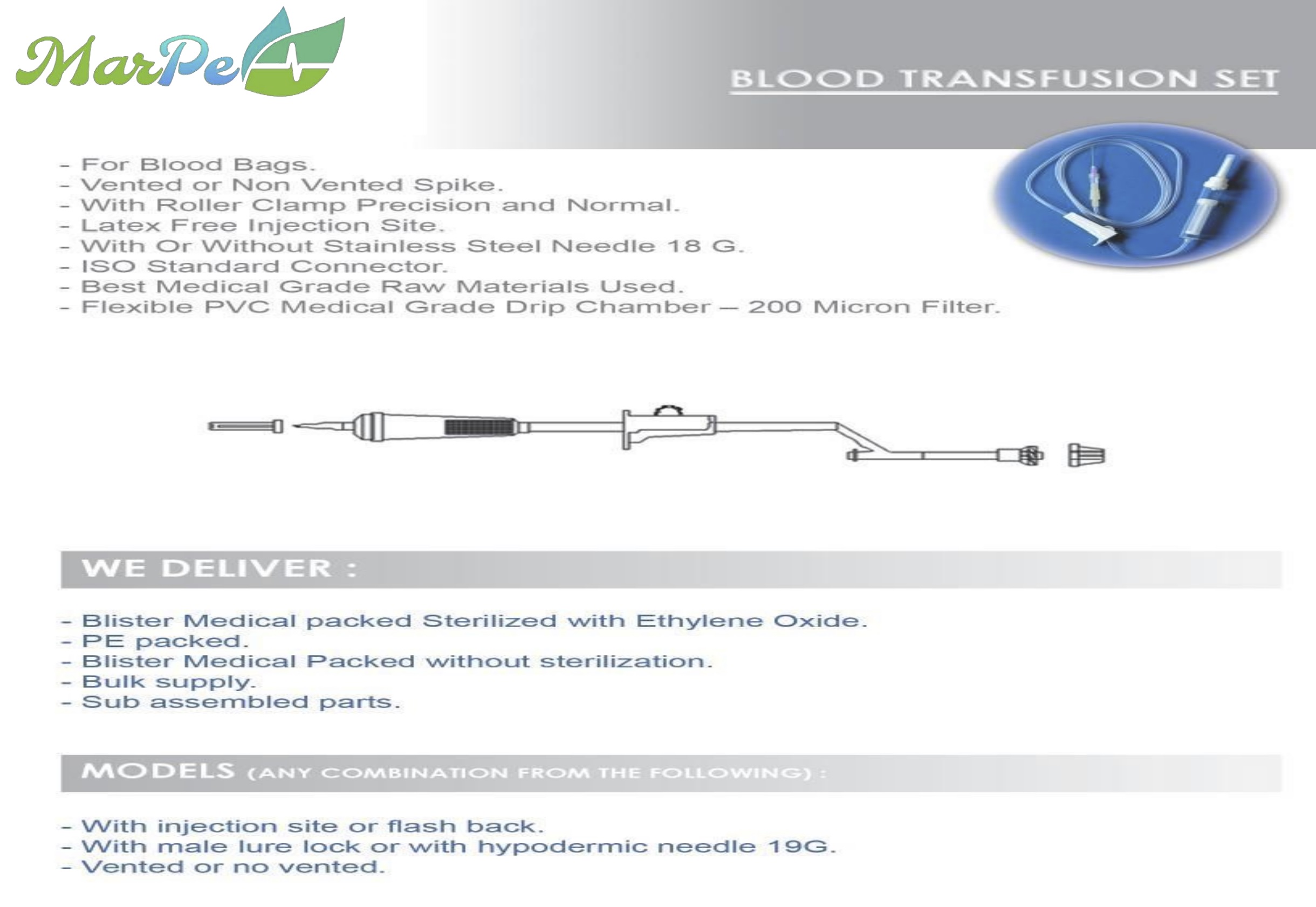 Blood Transfusion Set