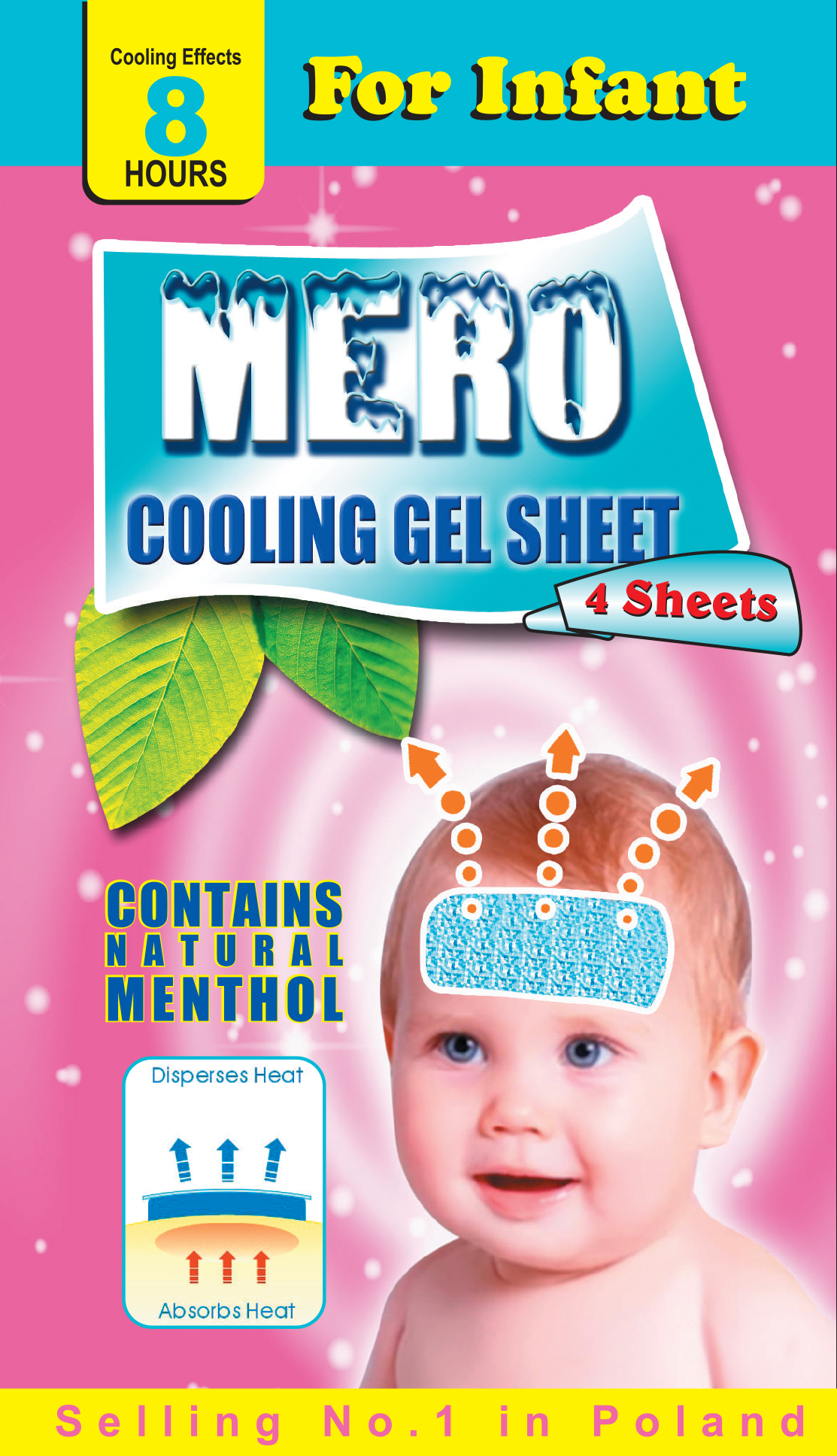 Infant Cooling Gel Sheet